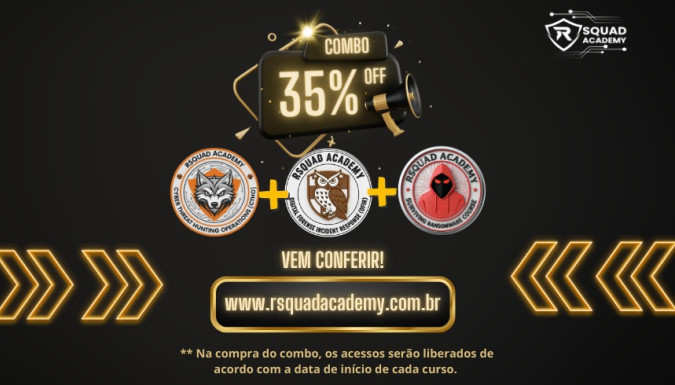 Super combo de cursos! Threat Hunting + DFIR + Ransomware